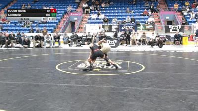 127 lbs Qtr-finals - Boden Waite, Boyertown Area vs Aj Gomez, Bethlehem Catholic