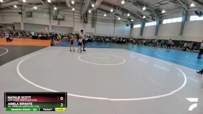 65 lbs Semifinal - Natalie Scott, Stay Sharp Wrestling Club vs Ariela Infante, All American Wrestling Club