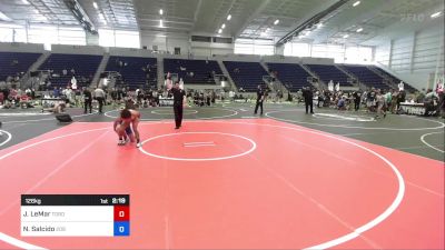 126 kg Consolation - Jordan LeMar, Torotech WC vs Nico Salcido, 209 Wr Ac