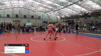 92 kg Consi Of 8 #2 - Chase Thompson, Sheldon Wrestling Academy Training vs Seth Shumate, Unattached