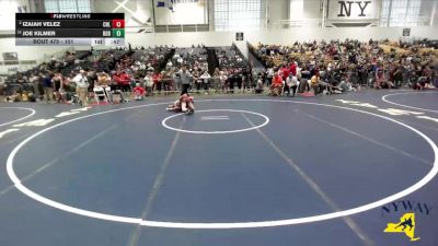 101 lbs Cons. Round 1 - Joe Kilmer, Superior Wrestling Academy vs Izaiah Velez, Club Not Listed