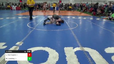 C-132 lbs Round Of 16 - Luke Harrington, MI vs Marshall Laishley, OH