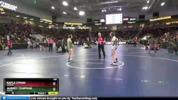 145 lbs Champ. Round 2 - Aubrey Chapman, Osage vs Kayla Lyman, AGWSR