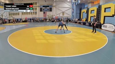 120 lbs Cons. Semi - Mason Milligan, First State Military Academy vs Tommy Arms, Conrad School Of Science