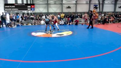 175 lbs Champ. Rd Of 16 - Chub Plank, Coulee Dam Wrestling Club vs Walker Howell, West Grand