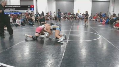 155 lbs Semifinal - Victoria Alvarado, The U - GK12E vs Laila Tellez, NC Gold - GK12E