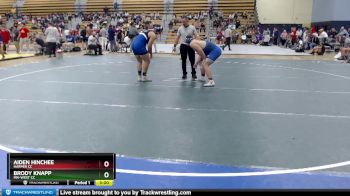 285 lbs Cons. Round 3 - Aiden Hinchee, Harper CC vs Brody Knapp, MN-West CC