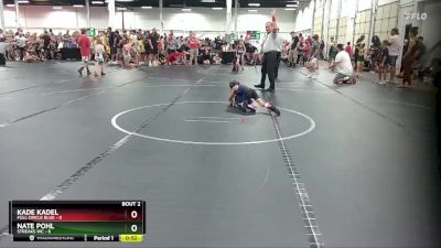 48 lbs Round 1 (4 Team) - Kade Kadel, Full Circle Blue vs Nate Pohl, Streaks WC