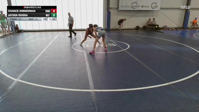 120 lbs Rr Rnd 3 - Chance Zimmerman, TNWC White vs Jayden Rivera, Mat Warriors