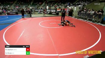 73 lbs Quarterfinal - Nolan Deshon, Neighborhood Wrestling Club vs Nery Rivas, Mat Demon Wrestling Club