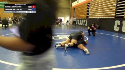 235 lbs Round 1 - Natalia Cervantes, Moorpark College vs Cherish Hall-Taoai, Moorpark College