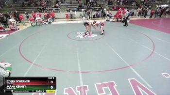 215 lbs 1st Place Match - Ethan Schraner, Tell City vs Jaran Kerney, Princeton