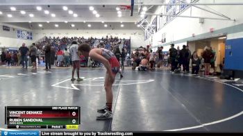 165 lbs 3rd Place Match - Vincent Dehakiz, Noodles vs Ruben Sandoval, Sweg Boys