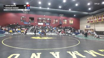 180 lbs Cons. Round 3 - Aniyah Griffin, Huntingdon vs Morgann Thomas, Allen