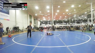 49 lbs Rr Rnd 3 - George Gerasimov, Team Nauman Wrestling Club - K6 vs Beau Toder, Kraken Blue - K6