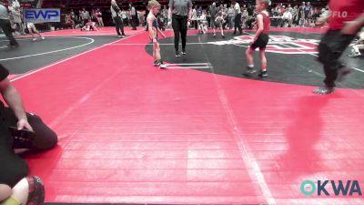 52 lbs Round Of 16 - Clayton Brady, Barnsdall Youth Wrestling vs Ronnie Leyba, Team Tulsa Wrestling Club