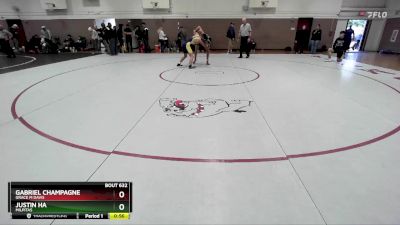 132 lbs Cons. Round 3 - Justin Ha, Milpitas vs Gabriel Champagne, Grace M Davis