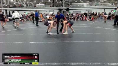 120 lbs Placement (4 Team) - Harry Kittredge, South Side WC Black vs Henry Gessford, Cavalier WC