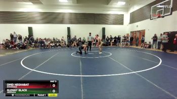 144 lbs Quarterfinal - Glenny Black, Aberdeen vs Omid Neghabat, Bainbridge