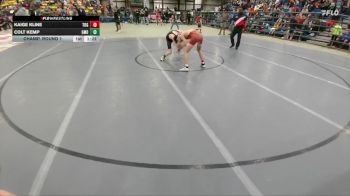 125 lbs Champ. Round 1 - Kaige Kline, Touch Of Gold vs Colt Kemp, Glendive Mat Devils