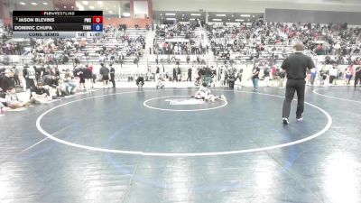 80 lbs Cons. Semis - Jason Blevins, Punisher Wrestling Company vs Dominic Chupa, Takedown Express Wrestling Club