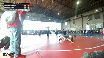 80 lbs Semifinal - Ryker Hushbeck, Verdigris Youth Wrestling vs Carsen Higgs, Claremore Wrestling Club