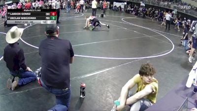 85 lbs Cons. Round 3 - Landon Gomez, Cozad Wrestling Club vs Declan Wieczorek, Pioneer Wrestling Club