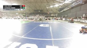 Girls 3A 155 lbs Champ. Round 2 - Laila Bravo, Auburn Mountainview (Girls) vs Caitriona Wieber, Everett (Girls)