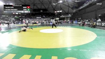 Boys 1A 190 lbs Champ. Round 1 - Talon Cate, Omak vs Oliver Pinckney, Vashon Island