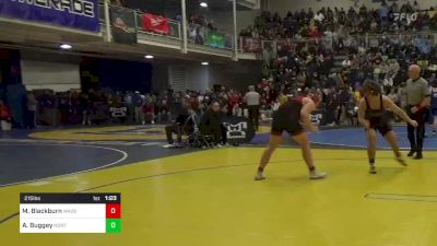 215 lbs R-32 - Maverick Blackburn, Wadsworth-OH vs Aiden Buggey, North Allegheny