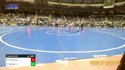 67 lbs Consi Of 16 #2 - Bowen Freisberg, Caney Valley Wrestling vs Coy Nielsen, The Best Wrestler