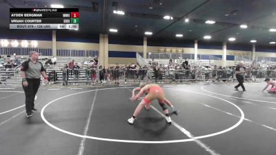 126 lbs Semifinal - Ayden Bergman, Immortal Athletics vs Urijah Courter, Sebolt