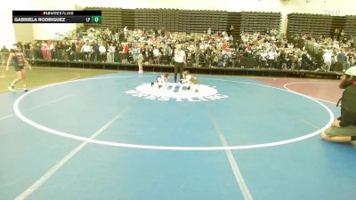 Round Of 16 - Kylie James, Quakertown Youth Wrestling Club vs Gabriela Rodriguez, Legal Pain