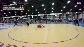 138 lbs Cons. Round 5 - Jackson Alexander, Bison Wrestling Club vs Scott Larson, Newcastle Fall Guys