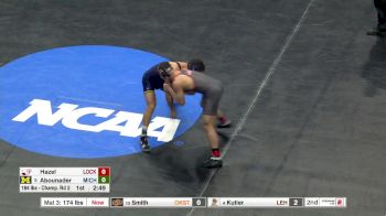 184 lbs, r16, Corey Hazel, LHU vs Domenic Abounader, Michigan