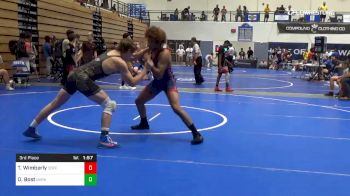 160 lbs 3rd Place - Tayon Wimberly, Coffee High School vs Oren Bost, Dark Horse