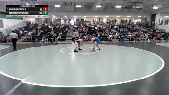 150 lbs Quarterfinal - Mason Petersen, UWC vs Taryn Nichols, BullTrained