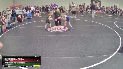 53 lbs Cons. Semi - Jameson Campbell, Legacy Elite vs Presley Pemberton, LWC: Raiders