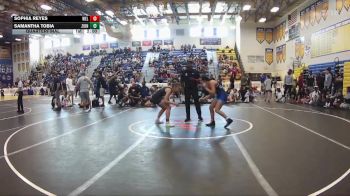 125 lbs Quarterfinal - Sophia Reyes, Wellington vs Samantha Tobia, Park Vista Community High School