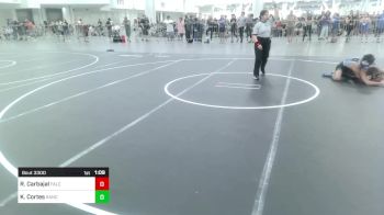 123 lbs Quarterfinal - Raymond Carbajal, Falcon Wrestling Club vs Khoi Cortes, Rancho Bernardo WC