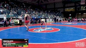 7A-215 lbs Cons. Round 2 - Blake Whittaker, Richmond Hill HS vs Preston Kerr, Forsyth Central