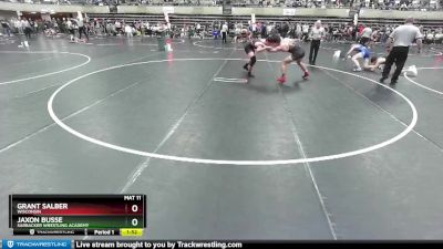 171 lbs Champ. Round 2 - Jaxon Busse, Sarbacker Wrestling Academy vs Grant Salber, Wisconsin