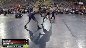 174 lbs Finals (2 Team) - Zane Pannell, Dubuque vs Ryan Riser, Wisconsin-Whitewater