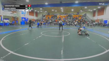 132 lbs Cons. Round 3 - Christopher Farag, Marina vs Ronnie Quiroa, Warren