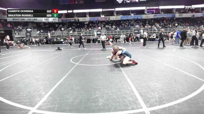163 lbs Consi Of 8 #2 - Camdyn Ockenga, Canton vs Braxton Russell, Hornet Wrestling