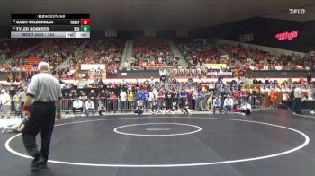 144 lbs Cons. Round 3 - Tyler Roberts, Scott Community Hs vs Cash Wilderman, Frontenac Hs