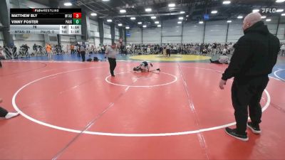 76 lbs Round 3 - 12:30pm Saturday - Matthew Bly, Mat Assassins vs Vinny Foster, PA USA