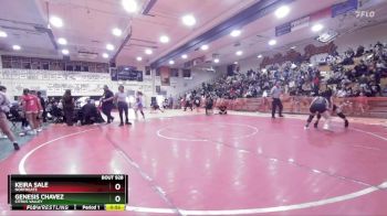 120 lbs Cons. Semi - Genesis Chavez, Citrus Valley vs Keira Sale, Northgate