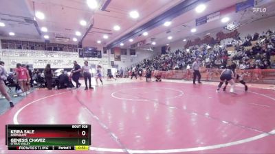 120 lbs Cons. Semi - Genesis Chavez, Citrus Valley vs Keira Sale, Northgate