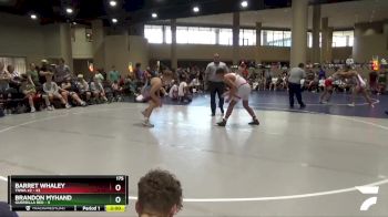 175 lbs Round 3 (6 Team) - Barret Whaley, TNWA #2 vs Brandon Myhand, Guerrilla Red